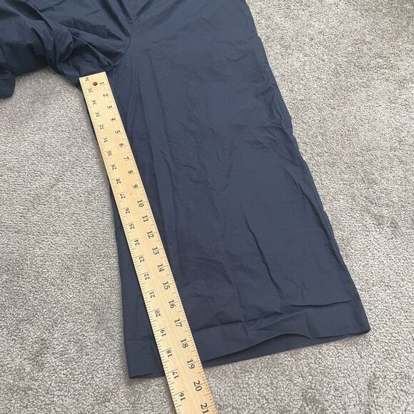 J.Crew Rory  Wide Leg Cullote Crop Pants Womens 10 Navy Blue Gaucho Cotton 31x19 - Picture 5 of 10